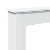 Fireplace Surround White 75x20x87.5 cm Engineered Wood 854580