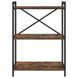 Bookshelf Smoked Oak 60 x 30 x 85 cm Engineered Wood 868397