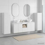 Bathroom Furniture Set 5 pcs High Gloss White 3405987