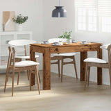 Dining Table Old Wood 120x60x76 cm Engineered Wood 855902
