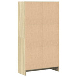Bookcase Sonoma Oak 60x24x109 cm Engineered Wood 857805