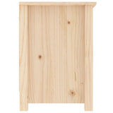 TV Cabinet 103x36,5x52 cm Solid Wood Pine 814574