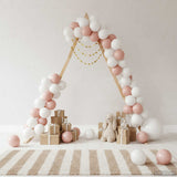 Wedding Arch Light Brown 202 x 95 x 254 cm Solid Pine Wood 42019396