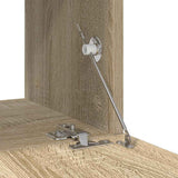 4 Piece TV Cabinet Set Sonoma Oak Engineered Wood 3114624