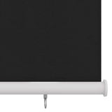 Outdoor Roller Blind 125 cm Black 312942