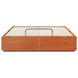 Ottoman Bed Frame Wax Brown 150 x 200 cm Solid Pine Wood 3418755