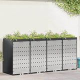 Wheelie Bin Storage for 4 Bins Anthracite 272 x 77.5 x 121.5 cm 3394785