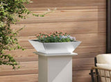 Garden Planter 5 pcs Silver 40 x 40 x 15 cm Stainless Steel 873819