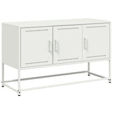 TV Cabinet White 100.5x39x60.5 cm Steel 846481