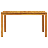 Garden Dining Set 7 pcs Brown Solid Acacia Wood 3375664