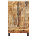 Highboard with Drawer 60x33x100 cm Solid Wood Mango&Iron 352933