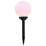 ZNTS Outdoor Solar Lamps 6 pcs LED Spherical 20 cm RGB 277126