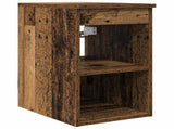 Bathroom Furniture Set 5 pcs Old Wood Engineered Wood and Glass 3407085