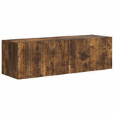 TV Wall Cabinet Set Wall-mounted 6 pcs Smoked Oak 3408957