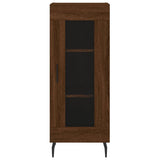 Sideboard Brown Oak 34.5x34x90 cm Engineered Wood 828819