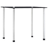 Nesting Tables 3 pcs Black Tempered Glass 249527