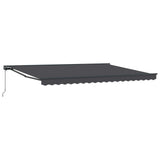 Manual Retractable Awning Anthracite 4.5 x 3.5 m 3420461