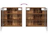 Bathroom Cabinet Set 5 pcs Old Wood Engineered Wood 3406413