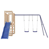 Outdoor Playset Natural wood Solid pine wood Large Playground Set 3155930