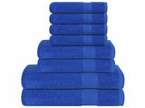 8 Piece Towel Set "FROGN" Blue 360 gsm 137063