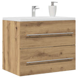 Bathroom Sink Cabinet Artisan Oak 60x38.5x48 cm Engineered Wood 862027