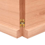ZNTS Wall Shelf Light Brown 180x40x cm Treated Solid Wood Oak 363718