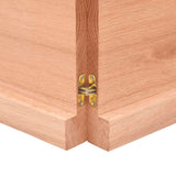 ZNTS Wall Shelf Light Brown 180x40x cm Treated Solid Wood Oak 363718