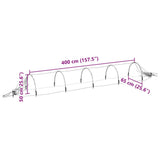 Netting Tunnels 4 pcs 1.5x5 m Fibreglass and PP 3281503