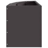 Corner Planter Black 30 x 30 x 35 cm Steel 883654