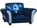 Child Armchair Kids Mini Sofa Chair with Armrest, 59.5 x 43 x 46.5cm, Blue T3398P347639
