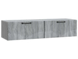 Wall-Mounted TV Cabinet Grey Sonoma 98 x 31 x 30 cm 899071