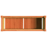 Garden Planters 2 pcs Wax Brown Solid Wood Pine 837454