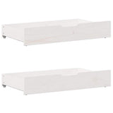 Bed frame without Mattress White 160x200 cm Solid Wood Pine 3309033