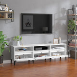 TV Cabinet White 150x30x44.5 cm Engineered Wood 831917