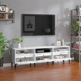 TV Cabinet White 150x30x44.5 cm Engineered Wood 831917
