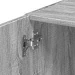 Slim Storage Cabinet Grey Sonoma 30x42.5x225 cm Engineered Wood 3281271