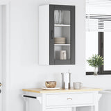 Wall Glass Cabinet PORTO Black 40 x 31 x 80 cm Engineered Wood 885337