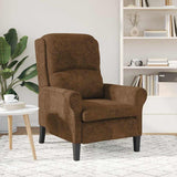 Armchair Brown 76 x 94 x 102 cm Faux Leather 42009867