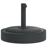 ZNTS Parasol Base for Ø38 / 48 mm Poles 25 kg Round 4007981