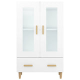 Highboard White 70x31x115 cm Engineered Wood 812546