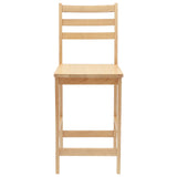 Dining Chairs 2 pcs Natural 40 x 47.5 x 99.5 cm 42020468