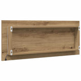 LED Bathroom Mirror Artisan Oak 100x8.5x37 cm Engineered Wood 856276