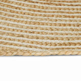 Area Rugs White 140 x 200 cm Jute 42010722