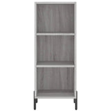Sideboard Grey Sonoma 34.5x32.5x90 cm Engineered Wood 828746