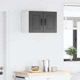 Wall Cabinet PORTO 2 pcs Black 30 x 31 x 40 cm Engineered Wood 885208