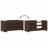 Coffee Table Brown Oak 100x50x50 cm Engineered Wood 848352
