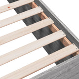 Bed Frame without Mattress Grey Sonoma 120x200 cm 3280935
