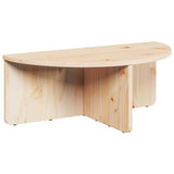 Coffee Table 2 pcs Natural Solid pine wood 873535