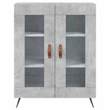 Highboard Concrete Grey 69.5x34x180 cm Engineered Wood 3199597