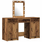 Dressing Table with Door Brown 50 x 41 x 135 cm Engineered Wood 3334261